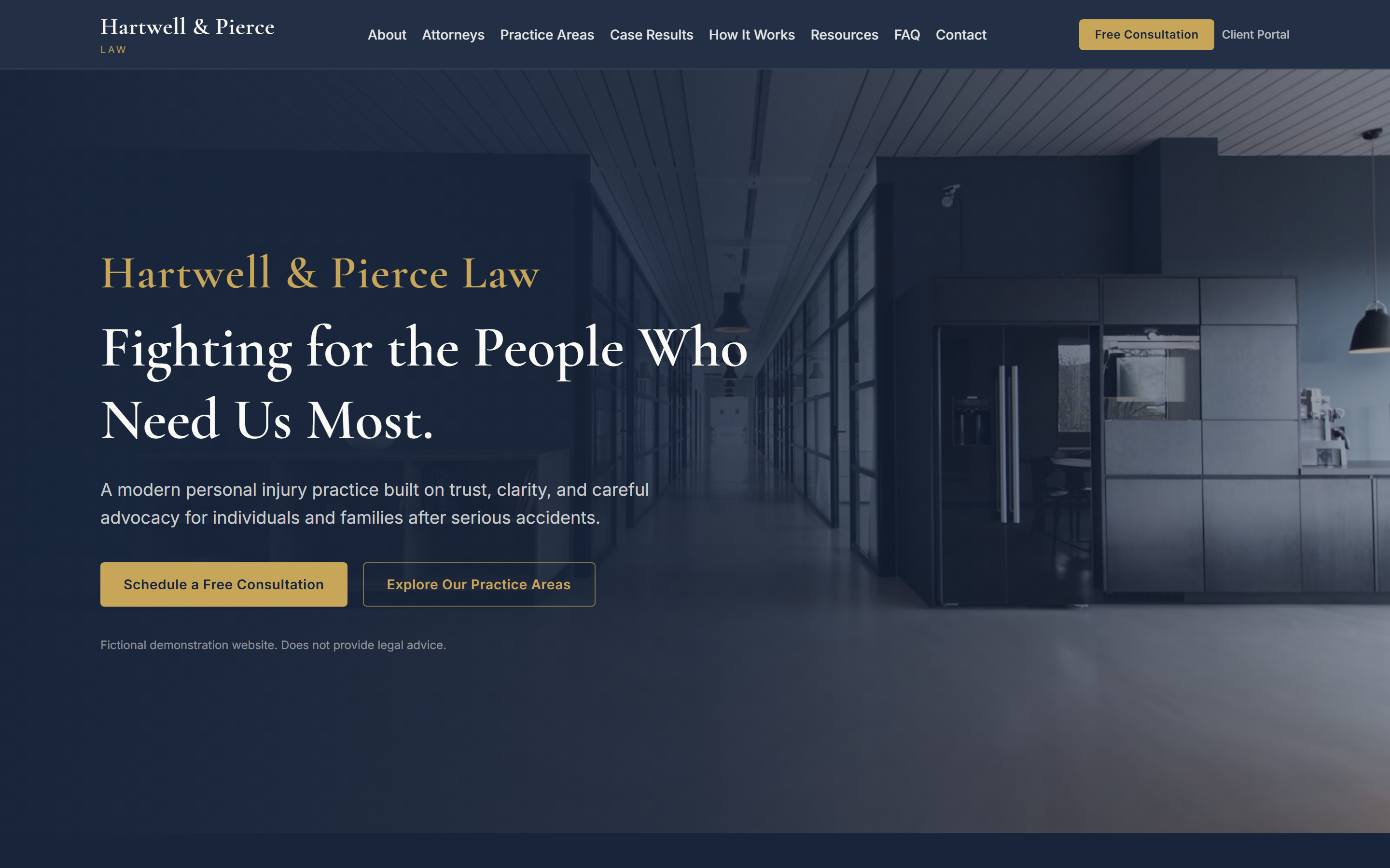 Hartwell & Pierce Law project preview